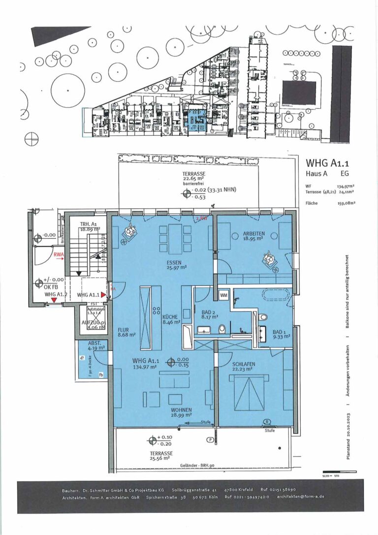 Einheit Wohnung A1.1