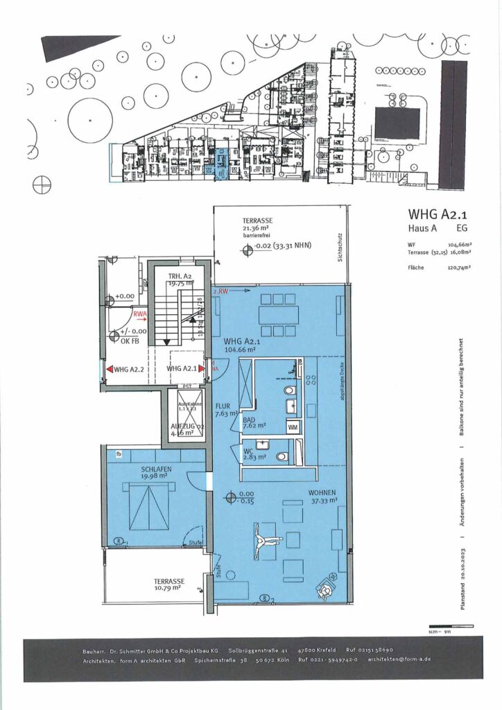 Einheit Wohnung A2.1