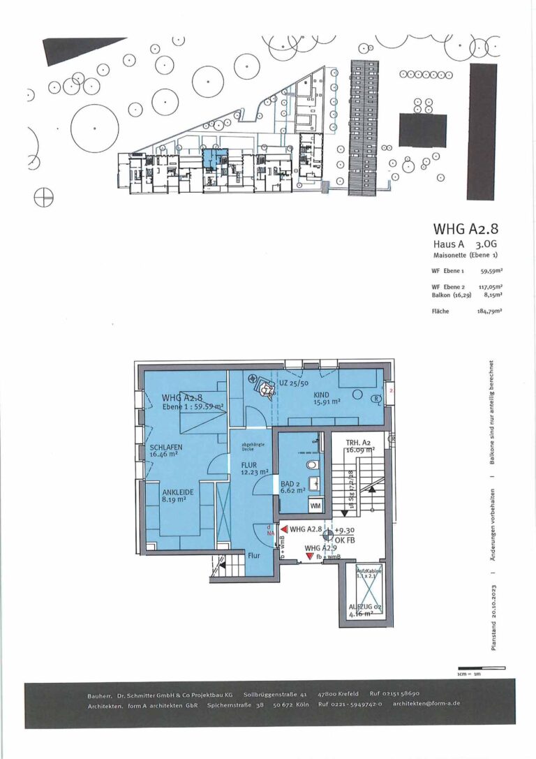 Einheit Wohnung A2.8 01