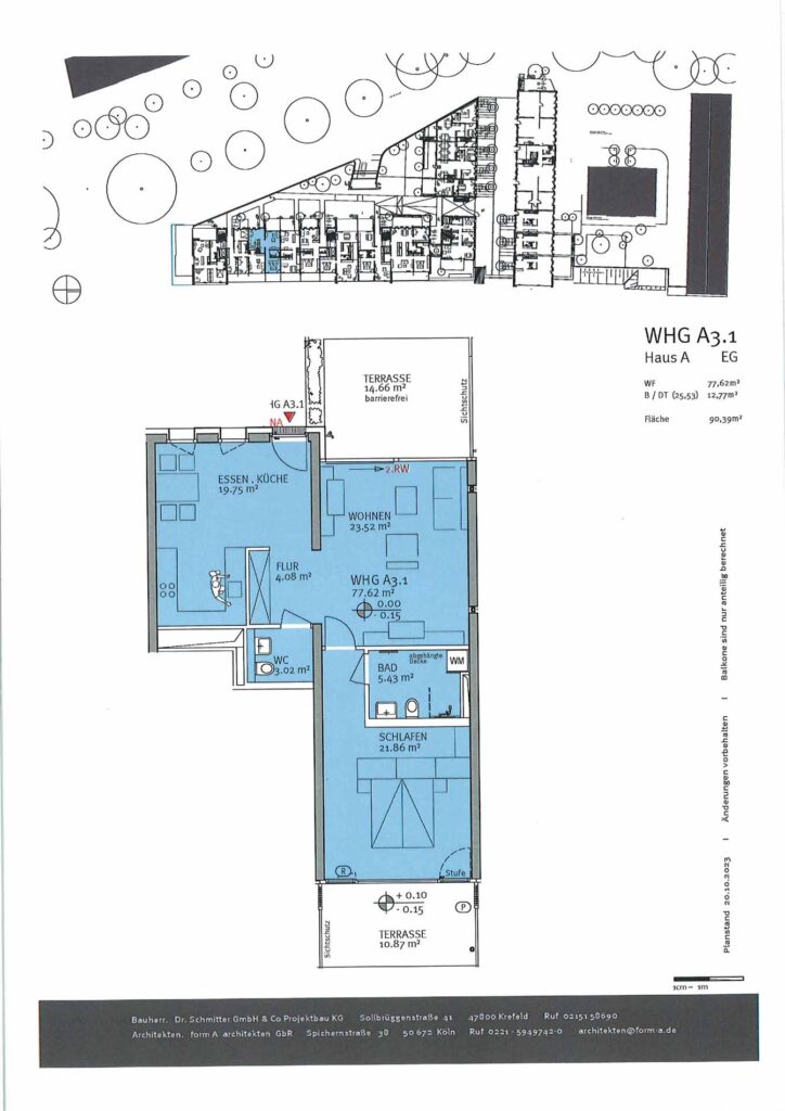 Einheit Wohnung A3.1